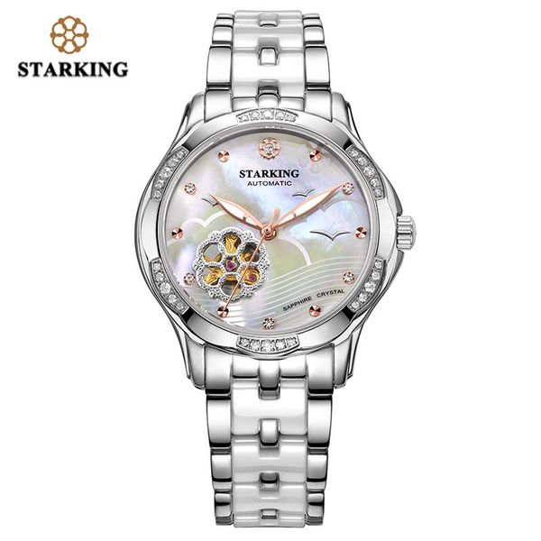 wristwatches starking women automatic watch rose gold steel case dress watches skeleton transparent mechanical, Slivery;brown
wristwatches starking women automatic watch rose gold steel case dress watches skeleton transparent mechanical, Slivery;brown