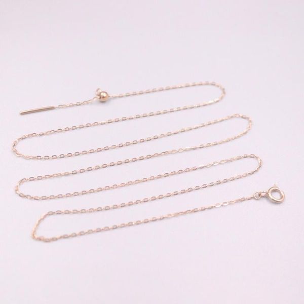 chains au750 pure 18k rose gold chain 0.9mm wide adjusting needle o link necklace 1.1g / 19inch for women lucky gift, Silver
chains au750 pure 18k rose gold chain 0.9mm wide adjusting needle o link necklace 1.1g / 19inch for women lucky gift, Silver