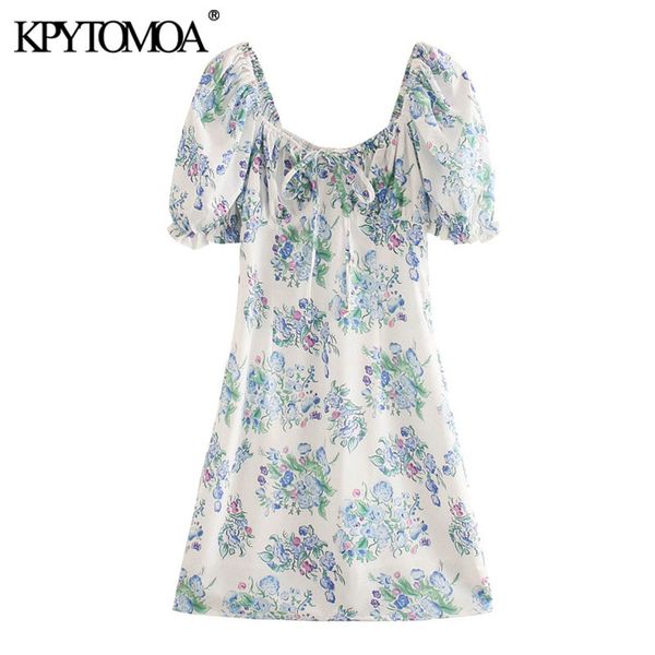 women chic fashion floral print lace-up mini dress vintage puff sleeve side zipper female dresses vestidos mujer 210416, Black;gray
women chic fashion floral print lace-up mini dress vintage puff sleeve side zipper female dresses vestidos mujer 210416, Black;gray