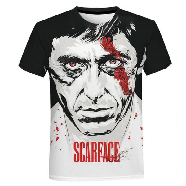 men's t-shirts summer mens tshirt scarface tony montana oversized t shirt camisetas hombre 3d print harajuku short sleeve tee streetwea, White;black
men's t-shirts summer mens tshirt scarface tony montana oversized t shirt camisetas hombre 3d print harajuku short sleeve tee streetwea, White;black
