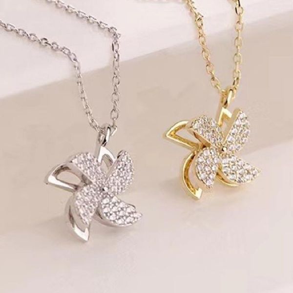 chains rotatable windmill summer minority design sense women's clavicle chain light luxury temperament versatile se, Silver
chains rotatable windmill summer minority design sense women's clavicle chain light luxury temperament versatile se, Silver