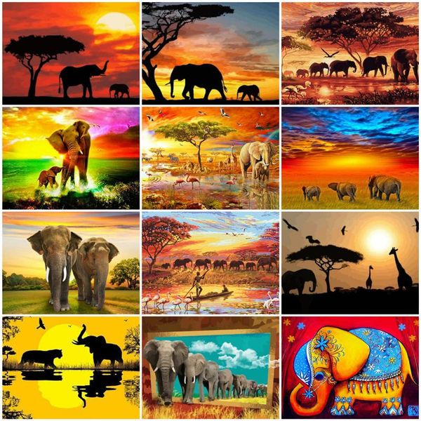 paintings gatyztory diy painting by numbers a herd of elephants handpainted oil picture paint unique gift home decoration
paintings gatyztory diy painting by numbers a herd of elephants handpainted oil picture paint unique gift home decoration