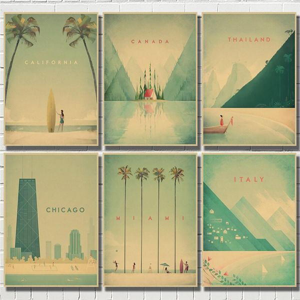 paintings city travel poster landscape illustration landmark posters kraft paper wall art pictures for living room decor
paintings city travel poster landscape illustration landmark posters kraft paper wall art pictures for living room decor