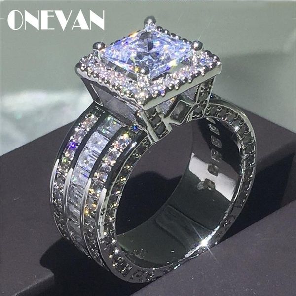 wedding rings vintage court ring silver plated princess cut shinning stone engagement band jewelry christmas party gifts, Slivery;golden
wedding rings vintage court ring silver plated princess cut shinning stone engagement band jewelry christmas party gifts, Slivery;golden