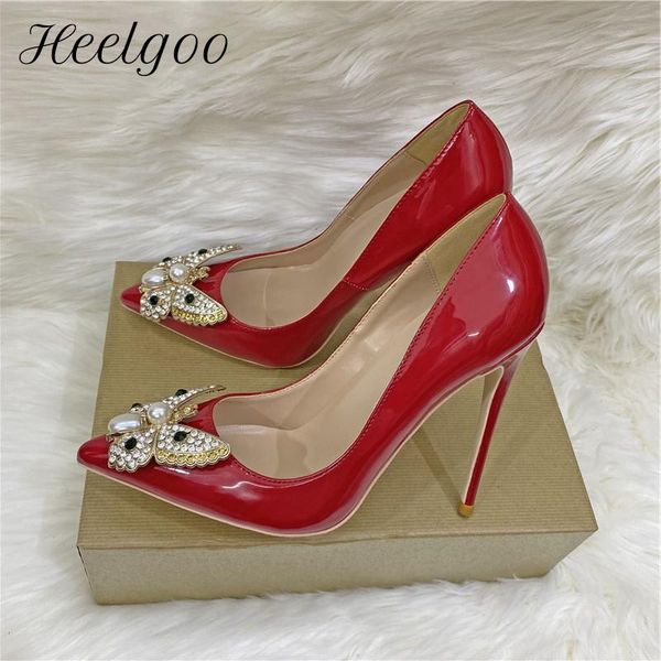 dress shoes heelgoo glitterbutterfly women glossy red pointy toe 8-1cm high heel wedding bridal elegant stiletto pumps color customize, Black
dress shoes heelgoo glitterbutterfly women glossy red pointy toe 8-1cm high heel wedding bridal elegant stiletto pumps color customize, Black