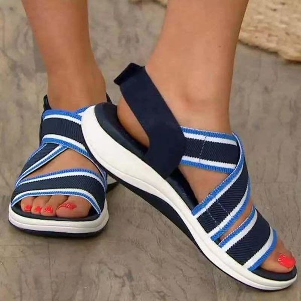 sandals summer comfy slip on women elastic textile splicing casual beach shoes for woman classics non-slip lightweight, Black
sandals summer comfy slip on women elastic textile splicing casual beach shoes for woman classics non-slip lightweight, Black