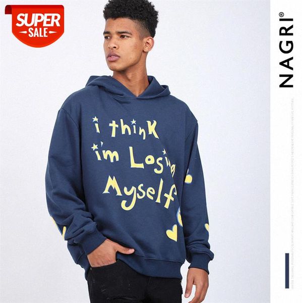 nagri foam letter printing two-color casual trend street loose sweater men's trendy brand #et3g, Black
nagri foam letter printing two-color casual trend street loose sweater men's trendy brand #et3g, Black