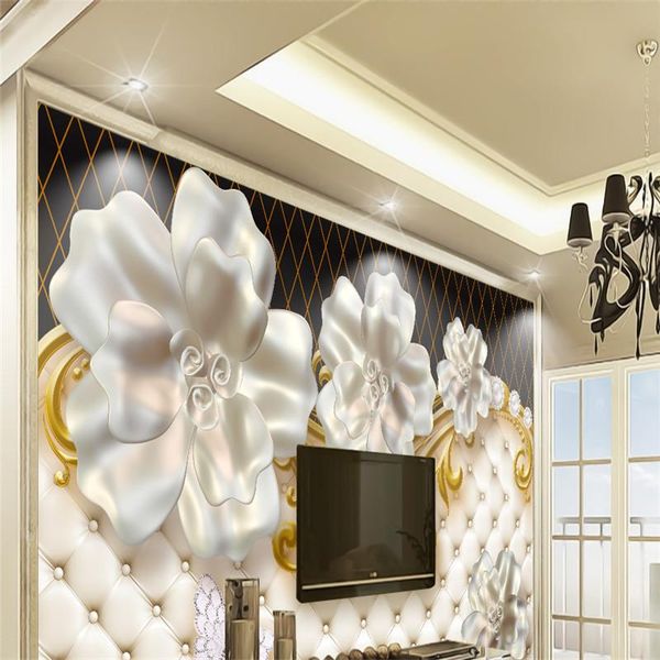 wallpapers 3d custom jewel flower po for living room bedrooms background walls murals large wall paper home decor
wallpapers 3d custom jewel flower po for living room bedrooms background walls murals large wall paper home decor