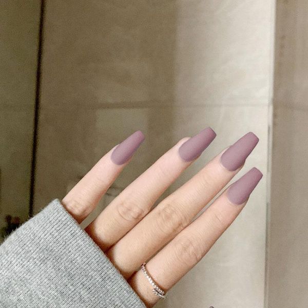 false nails 24pcs matte long tip patch full cover finished artificial fingernails frosted ballet pure color fake tool, Red;gold
false nails 24pcs matte long tip patch full cover finished artificial fingernails frosted ballet pure color fake tool, Red;gold