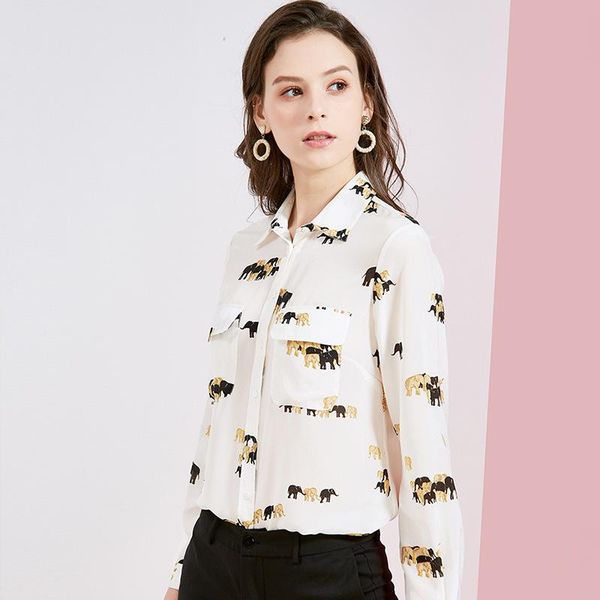 women's blouses & shirts women and white silk elephant floral ol 2021 summer office long sleeve casual plus size
women's blouses & shirts women and white silk elephant floral ol 2021 summer office long sleeve casual plus size