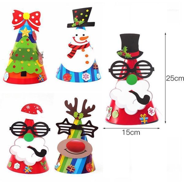 christmas decorations cartoon diy creative paper cap hat decoration ornament props supplies favors for kids children 12pcs/lot1
christmas decorations cartoon diy creative paper cap hat decoration ornament props supplies favors for kids children 12pcs/lot1