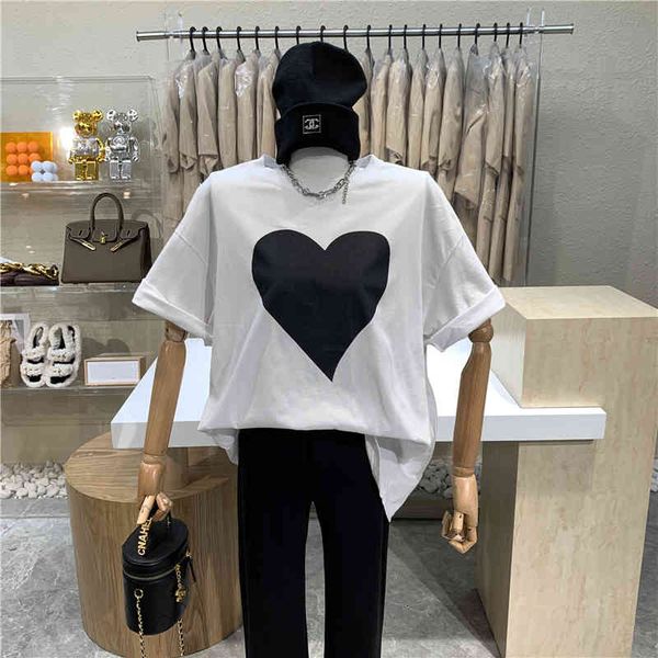 nicho design short-sleeved print t-shirts for women 2021 torno from middle-length, White
nicho design short-sleeved print t-shirts for women 2021 torno from middle-length, White