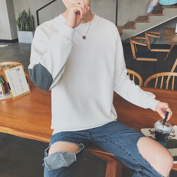 autumn hong kong wind men collision color patch round collar rotator sleeve loose lovers sweatshirt male men's hoodies & sweatshirts, Black
autumn hong kong wind men collision color patch round collar rotator sleeve loose lovers sweatshirt male men's hoodies & sweatshirts, Black