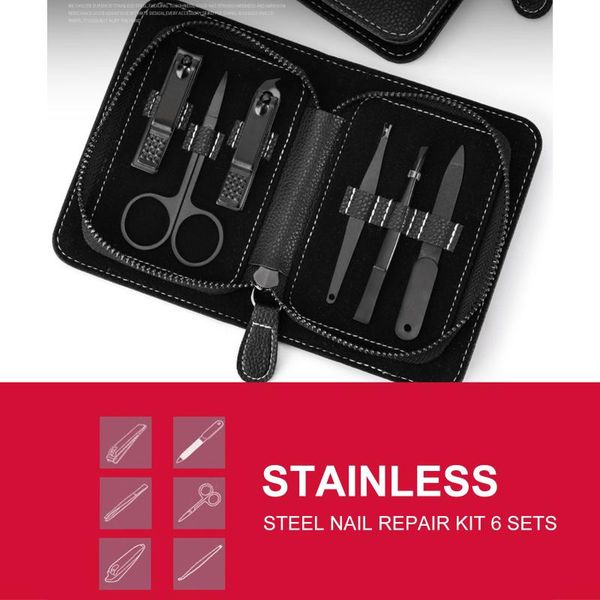 nail art kits 6pcs manicure set with case professional pedicure clipper stainless steel salon grooming kit
nail art kits 6pcs manicure set with case professional pedicure clipper stainless steel salon grooming kit