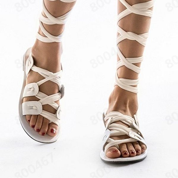 leisure rome flat sandals ankle strap front rear beach shoes solid lace-up cross-tied summer sandale femme 2121, Black
leisure rome flat sandals ankle strap front rear beach shoes solid lace-up cross-tied summer sandale femme 2121, Black