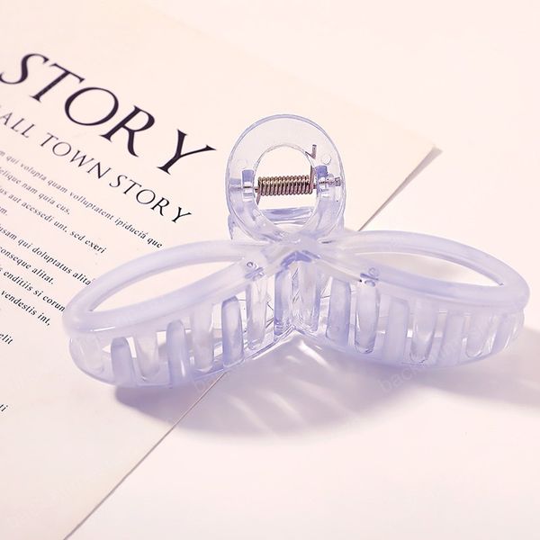 korean solid hair claws elegant clear plastic hair clips hairpins barrette headwear for women girls hair accessories gifts, Slivery;white
korean solid hair claws elegant clear plastic hair clips hairpins barrette headwear for women girls hair accessories gifts, Slivery;white