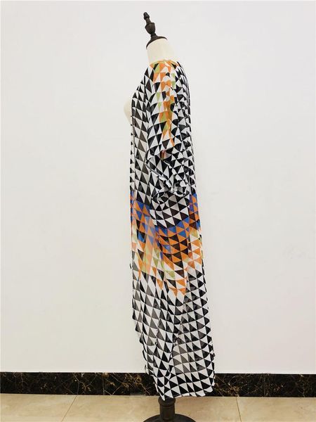 women's swimwear 2021 beach cover up tunics for print chiffon long kaftan bikini robe de plage sarong wrap swimsuit, White;black
women's swimwear 2021 beach cover up tunics for print chiffon long kaftan bikini robe de plage sarong wrap swimsuit, White;black