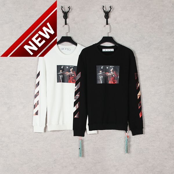 new winter 2021 autumn and high-quality off caravaggio oil painting printing round neck pullover batch, Black
new winter 2021 autumn and high-quality off caravaggio oil painting printing round neck pullover batch, Black