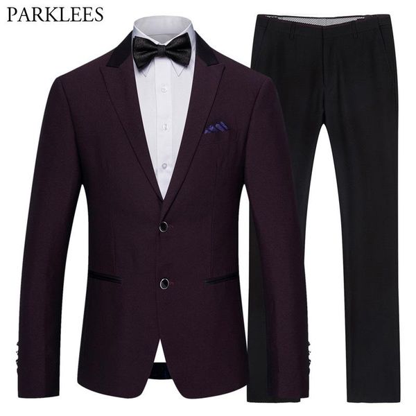 men's suits & blazers (jacket+pants) classic 2 piece suit men formal business fuchsia red mens button dress stage prom wedding grooms o, White;black
men's suits & blazers (jacket+pants) classic 2 piece suit men formal business fuchsia red mens button dress stage prom wedding grooms o, White;black