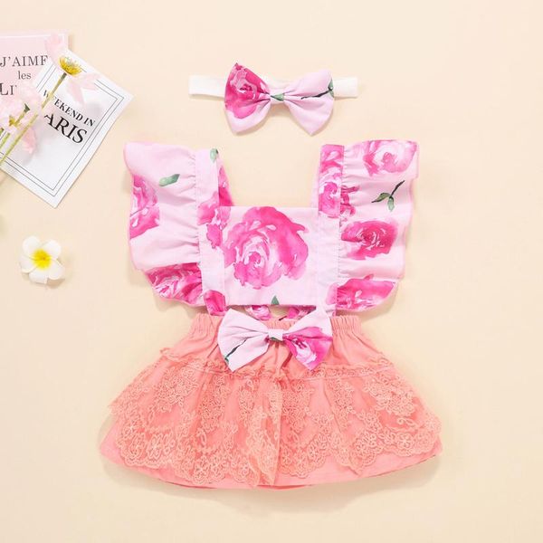 rompers born infant baby girls bodytsuit sleeve rose printing bow patchwork lace bodysuits summer jumpsuit clothes 0-18m, Blue
rompers born infant baby girls bodytsuit sleeve rose printing bow patchwork lace bodysuits summer jumpsuit clothes 0-18m, Blue