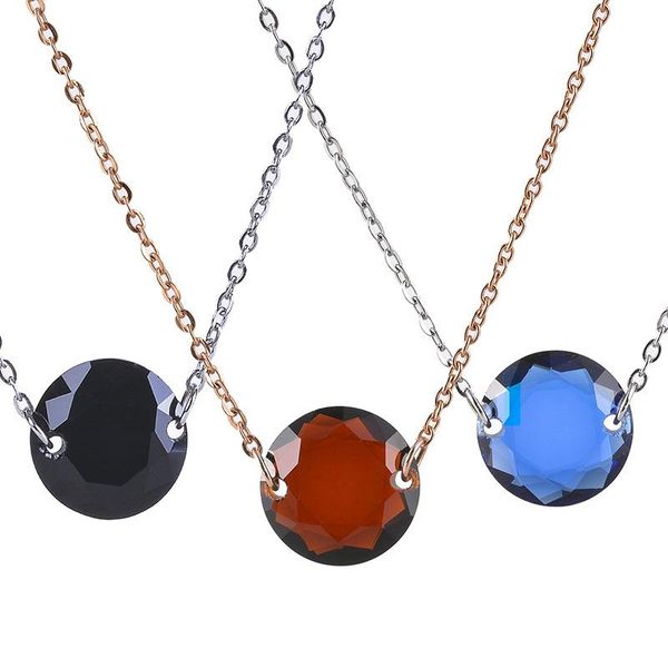 pendant necklaces trendy jewelry 2021 women's simple wonderful crystal sweater necklace stainless steel gem long, Silver
pendant necklaces trendy jewelry 2021 women's simple wonderful crystal sweater necklace stainless steel gem long, Silver