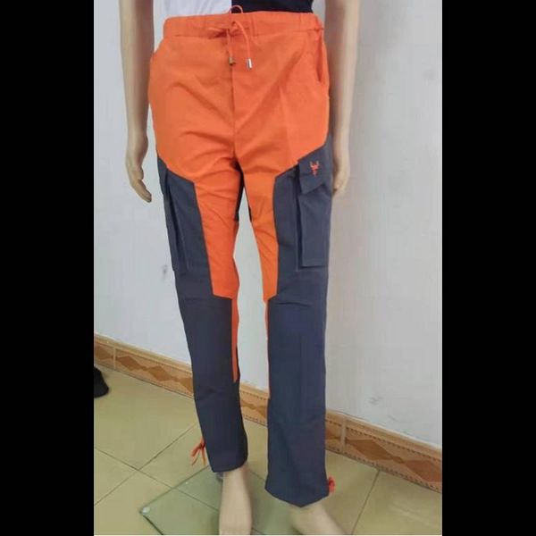 men's pants 2021 fashion leisure slim fit outdoor fitness sports locomotive multi pocket loose color matching overalls, Black
men's pants 2021 fashion leisure slim fit outdoor fitness sports locomotive multi pocket loose color matching overalls, Black