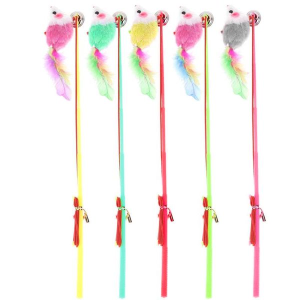 simulation mouse cats funny toys colorful feather rod alloy training dangler wand with bell pets dogs accessories cat
simulation mouse cats funny toys colorful feather rod alloy training dangler wand with bell pets dogs accessories cat
