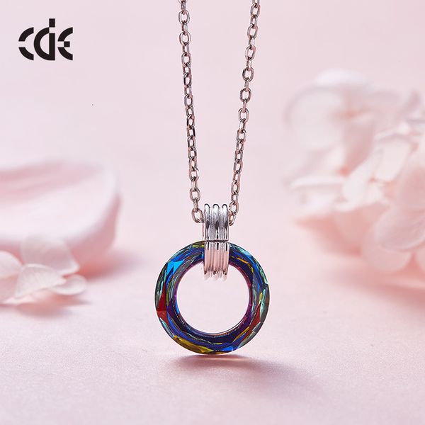 necklace colorful circle for women's s925 silver with swarovski crystal lucky wheel pendant
necklace colorful circle for women's s925 silver with swarovski crystal lucky wheel pendant