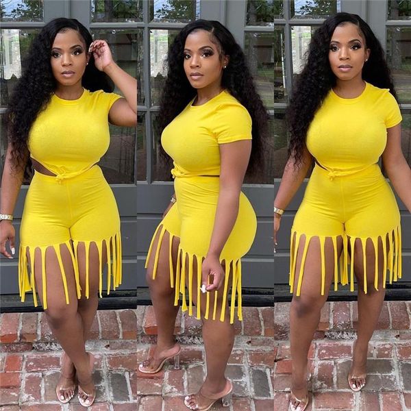 women's tracksuits summer two piece club set bandage short sleeve crop tassel biker shorts outfits for women beachwear matching, Gray
women's tracksuits summer two piece club set bandage short sleeve crop tassel biker shorts outfits for women beachwear matching, Gray
