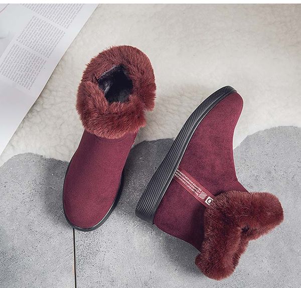winter snow ankle boots for women casual woman shoe suede zipper female plush furry boots platform botas mujer, Black
winter snow ankle boots for women casual woman shoe suede zipper female plush furry boots platform botas mujer, Black