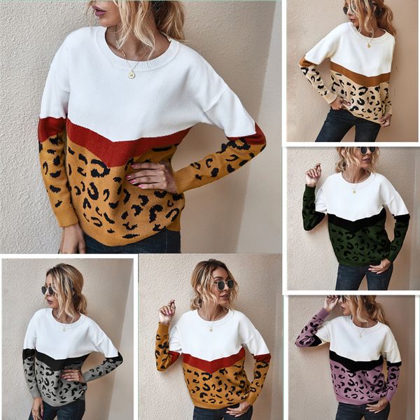 fashion leopard women sweater autumn winter ladies o-neck full sleeve casual jumper knitted female oversize pullovers, White;black
fashion leopard women sweater autumn winter ladies o-neck full sleeve casual jumper knitted female oversize pullovers, White;black