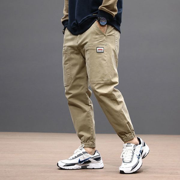jeans japanese fashion loose fit casual spliced denim cargo pants harem trousers elastic waist hip hop jeans men joggers, Blue
jeans japanese fashion loose fit casual spliced denim cargo pants harem trousers elastic waist hip hop jeans men joggers, Blue