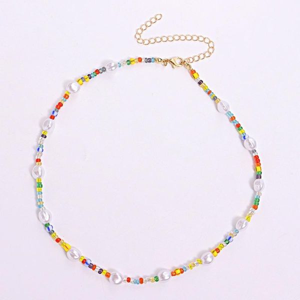 chains elegant necklace women trendy necklaces woman european 2021 fashion girls jewelry colorful beads metal collier, Silver
chains elegant necklace women trendy necklaces woman european 2021 fashion girls jewelry colorful beads metal collier, Silver