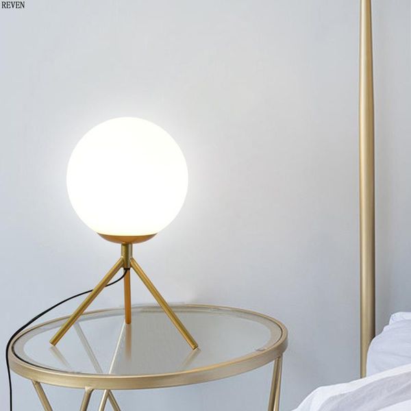 table lamps nordic modern minimalist for living room white glass ball light iron tripod milky round desk lamp reading
table lamps nordic modern minimalist for living room white glass ball light iron tripod milky round desk lamp reading