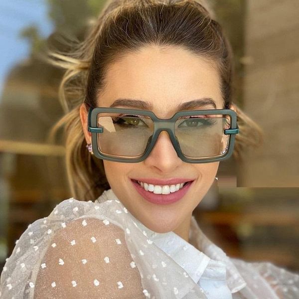 sunglasses 53185s21115 oversized square brand women's designer 2021 candy color fashion anti-uv glasses for men, White;black
sunglasses 53185s21115 oversized square brand women's designer 2021 candy color fashion anti-uv glasses for men, White;black