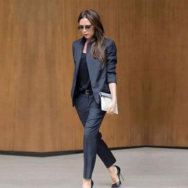 women's suits & blazers custom 2 piece set black womens business female office uniform ladies trouser design evening tuxedo suit w60, White;black
women's suits & blazers custom 2 piece set black womens business female office uniform ladies trouser design evening tuxedo suit w60, White;black