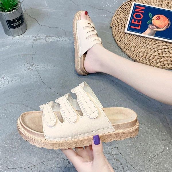 summer thick bottom net red slippers women fashion wear flat slip beach sandals women's shoes, Black
summer thick bottom net red slippers women fashion wear flat slip beach sandals women's shoes, Black
