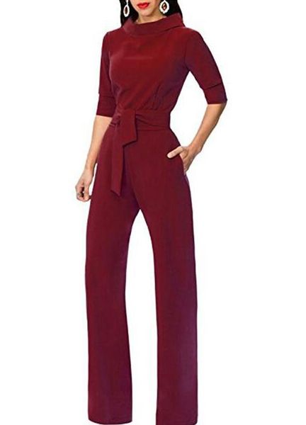 women's jumpsuits & rompers women solid jumpsuit romper turn down collar wide leg pants trousers with belt, Black;white
women's jumpsuits & rompers women solid jumpsuit romper turn down collar wide leg pants trousers with belt, Black;white