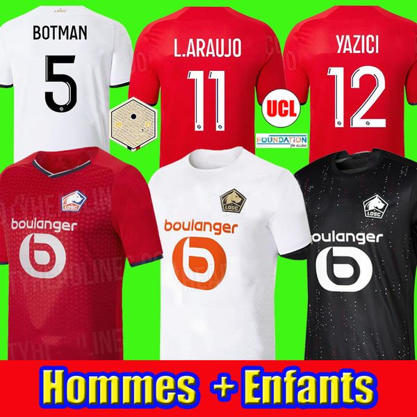 2021 2022 losc lille soccer jersey david fonte burak bamba yazici football shirts 21 22 olympique jikone r.sanches t.weah .araujo maillots, Black;yellow
2021 2022 losc lille soccer jersey david fonte burak bamba yazici football shirts 21 22 olympique jikone r.sanches t.weah .araujo maillots, Black;yellow