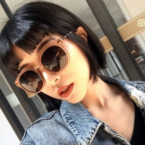 sunglasses korean style vintage women 2021 quality plastic frame uv protection sun glasses uv400 eyewear female, White;black
sunglasses korean style vintage women 2021 quality plastic frame uv protection sun glasses uv400 eyewear female, White;black