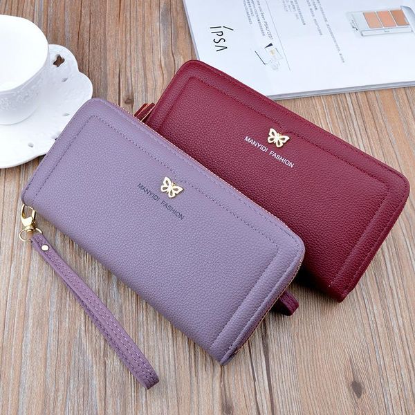 wallets women red wallet long zipper portefeuille femme korean butterfly leather hand bag walet for carteras mujer, Red;black
wallets women red wallet long zipper portefeuille femme korean butterfly leather hand bag walet for carteras mujer, Red;black