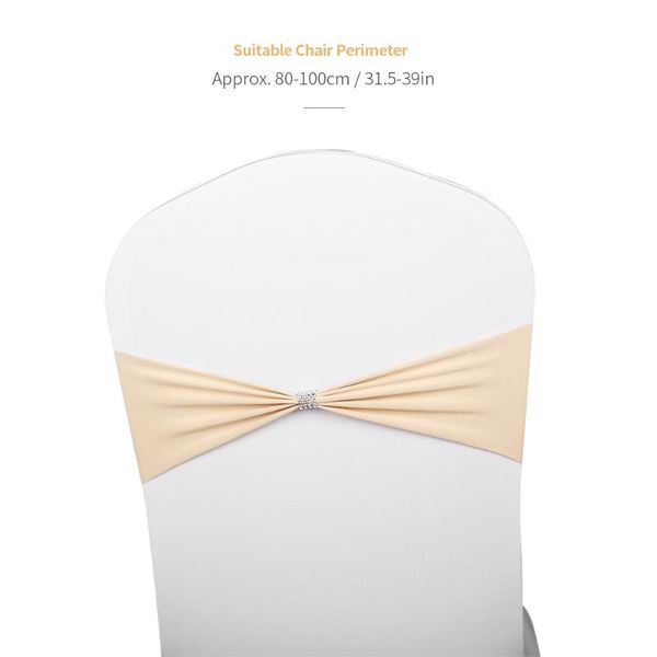 50pcs wedding chair sashes with rhinestone elastic spandex sash covers bands banquet party supplies decor
50pcs wedding chair sashes with rhinestone elastic spandex sash covers bands banquet party supplies decor