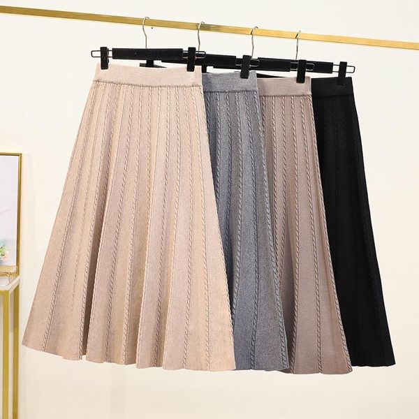 plus size women's 2021 autumn and winter wear fat sister western style loose thin knitted mid-length skirt hk131 skirts, Black
plus size women's 2021 autumn and winter wear fat sister western style loose thin knitted mid-length skirt hk131 skirts, Black