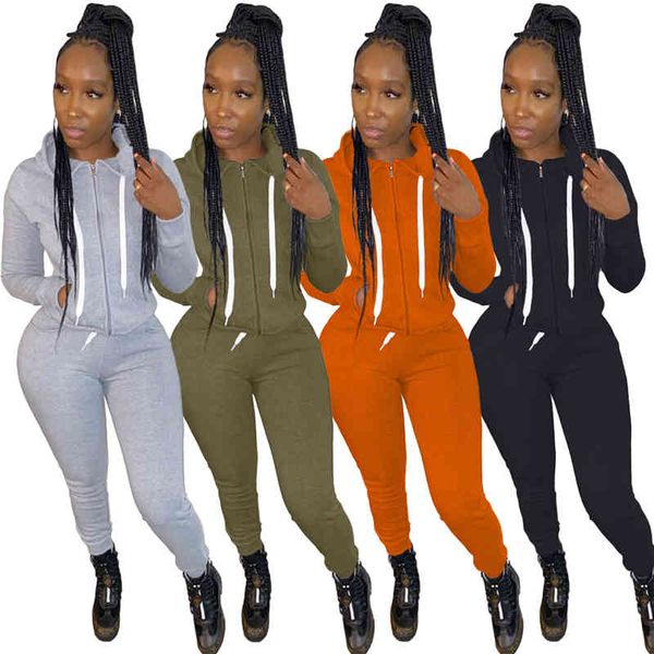women's tracksuits autumn winter tracksuit women two piece set casual warm clothes hoodies zipper coat and trousers sweat suit, Gray
women's tracksuits autumn winter tracksuit women two piece set casual warm clothes hoodies zipper coat and trousers sweat suit, Gray