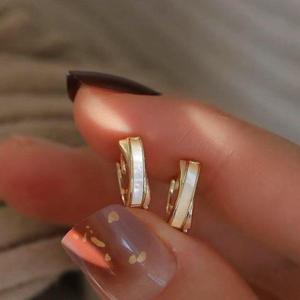 hoop & huggie 2021 korean cross shape earrings for women simple small cute gold color fashion jewelry earings, Golden;silver
hoop & huggie 2021 korean cross shape earrings for women simple small cute gold color fashion jewelry earings, Golden;silver