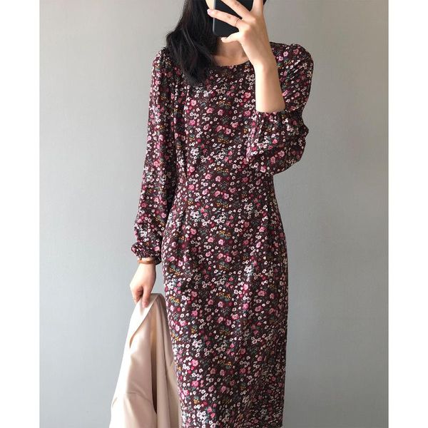 casual dresses 2021 spring french style retro elegant floral print long sleeve waist-controlled lace-up dress for women, Black;gray
casual dresses 2021 spring french style retro elegant floral print long sleeve waist-controlled lace-up dress for women, Black;gray