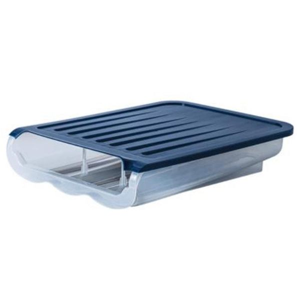 storage bottles & jars egg box single layer with lid auto roll case large capacity refrigerator preservation holder
storage bottles & jars egg box single layer with lid auto roll case large capacity refrigerator preservation holder