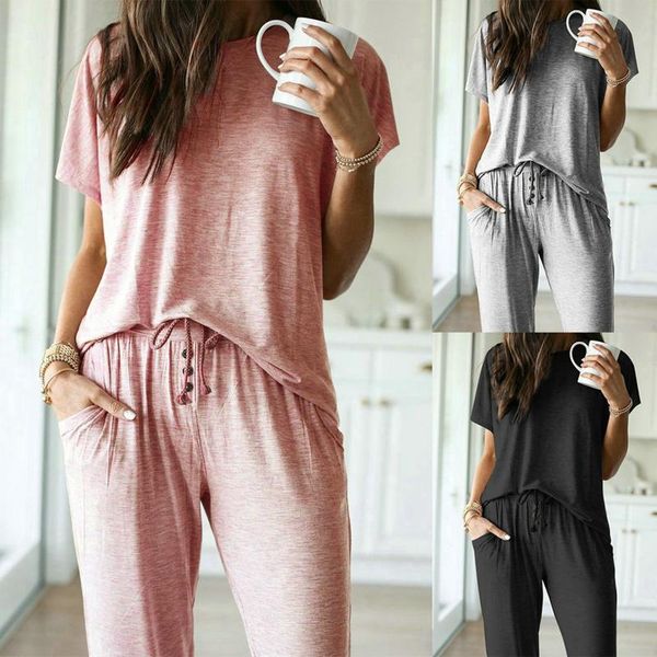 women's tracksuit solid color round neck pocket sportswear suit short-sleeved sports suits for woment-shirt +pants sets gym clothing, White;black
women's tracksuit solid color round neck pocket sportswear suit short-sleeved sports suits for woment-shirt +pants sets gym clothing, White;black