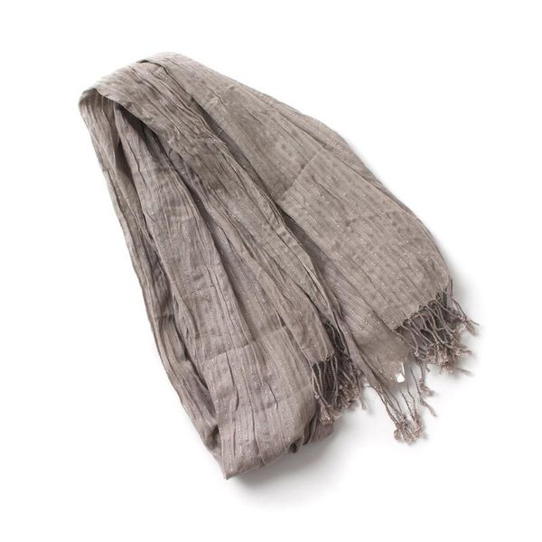 scarves solid color natural cotton tassel with metallic yarn women wrinkled thin long scarf shawl neckerchief brand high quality, Blue;gray
scarves solid color natural cotton tassel with metallic yarn women wrinkled thin long scarf shawl neckerchief brand high quality, Blue;gray