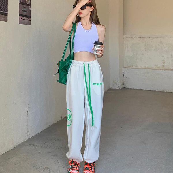 women's pants & capris women 's summer thin elastic waist lace -up sports leisure tappered sweatpants wide leg handsome, Black;white
women's pants & capris women 's summer thin elastic waist lace -up sports leisure tappered sweatpants wide leg handsome, Black;white